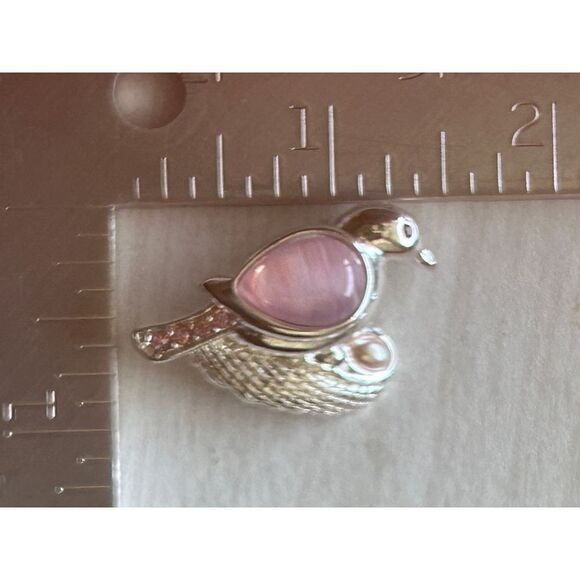 Monet Jelly Belly Bird On A Nest Brooch - Picture 4 of 5